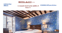 Desktop Screenshot of hoteldulys.com